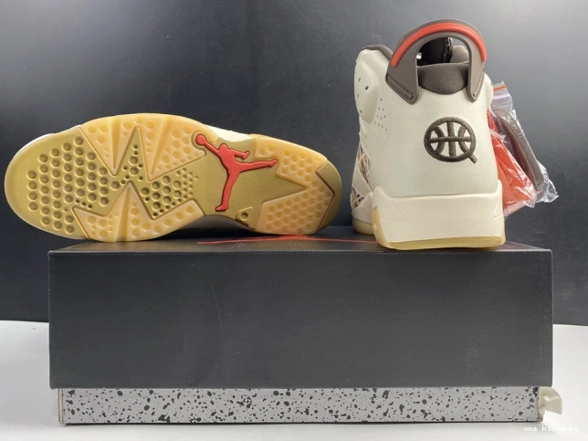 Chep Onekick Retro Jordan (2020) Quai54 Sail CZ4152-100 6 Brown AIR 0729
